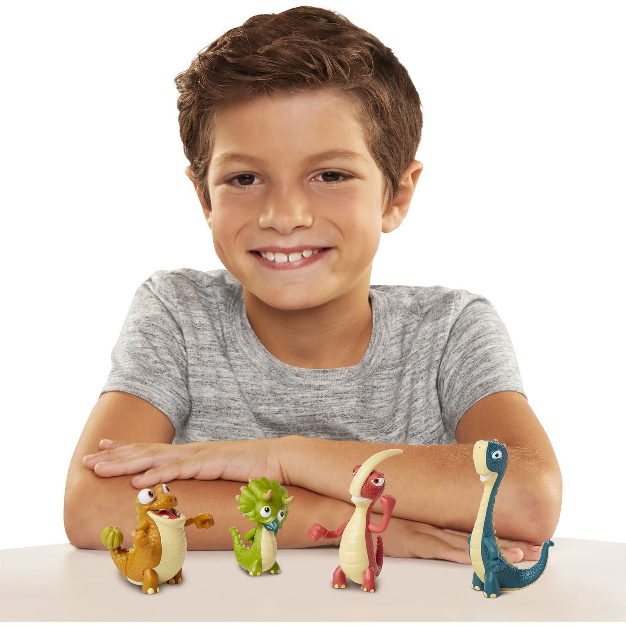 Voir la diapositive 4 : JAKKS PACIFIC Gigantosaurus - Coffret 4 figurines Dino amis 