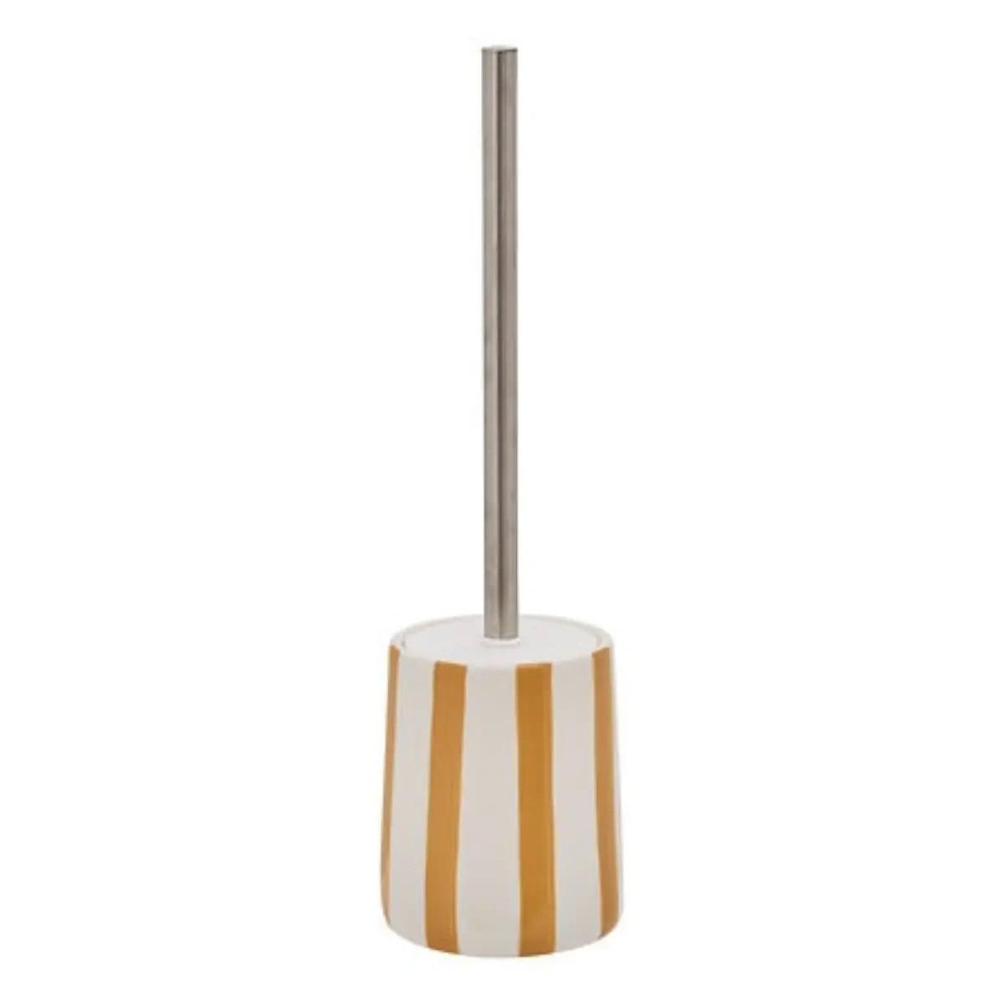 FIVE Brosse wc en céramique  strio  39cm jaune