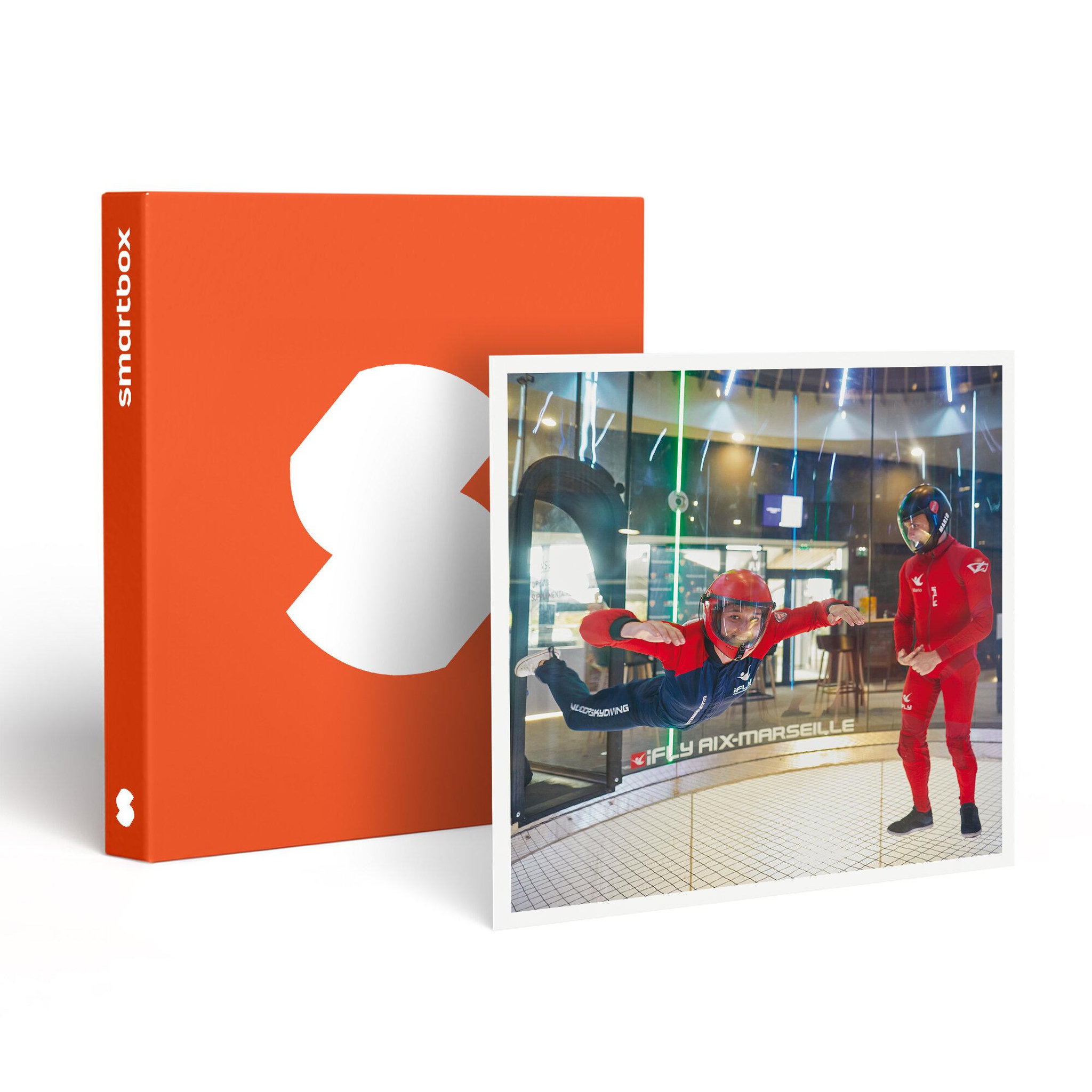 Smartbox 2 vols en chute libre indoor et 1 vol immersif en 4d avec ifly aix-marseille - coffret cadeau sport & aventure