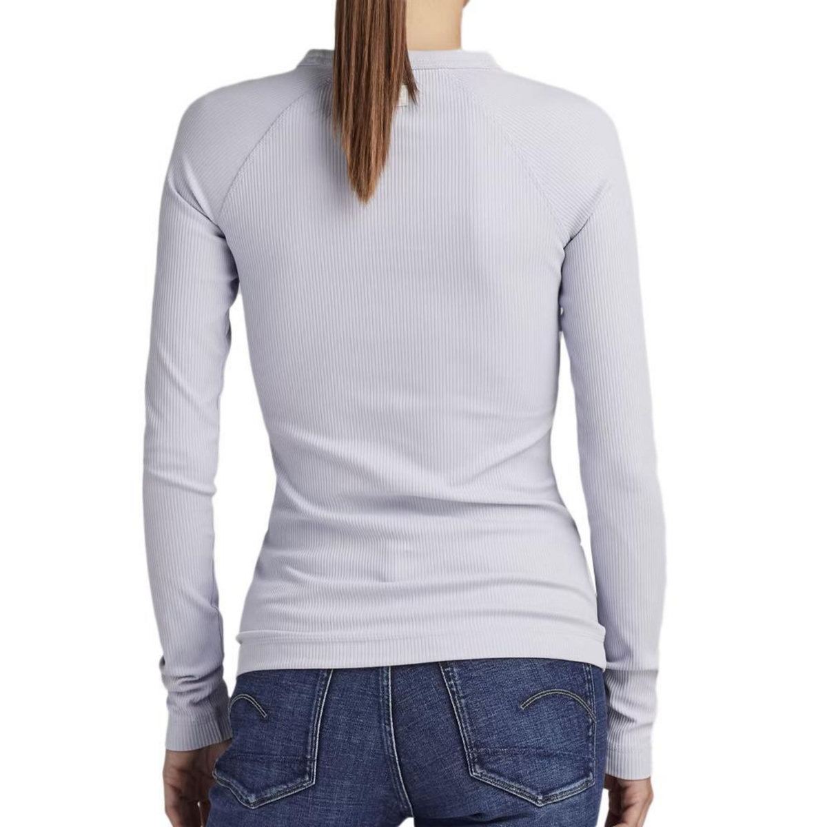 G-Star Raw T shirt  anches Longues  auve G Star Femme D23343
