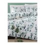 Voir la diapositive 3 : GENERIQUE Parure de lit - 1 housse de couette 220 x 240 cm + 2 taies d'oreiller 60 x 60 cm - 65% coton, 35% polyester - Vert