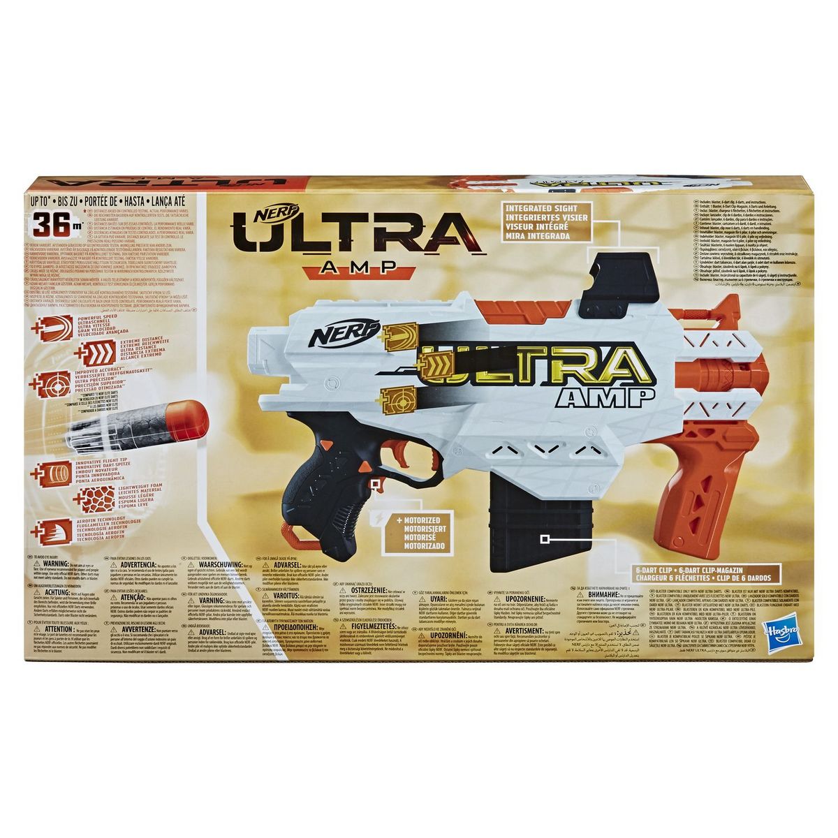 HASBRO Armes à projectiles en mousse - Nerf Ultra AMP