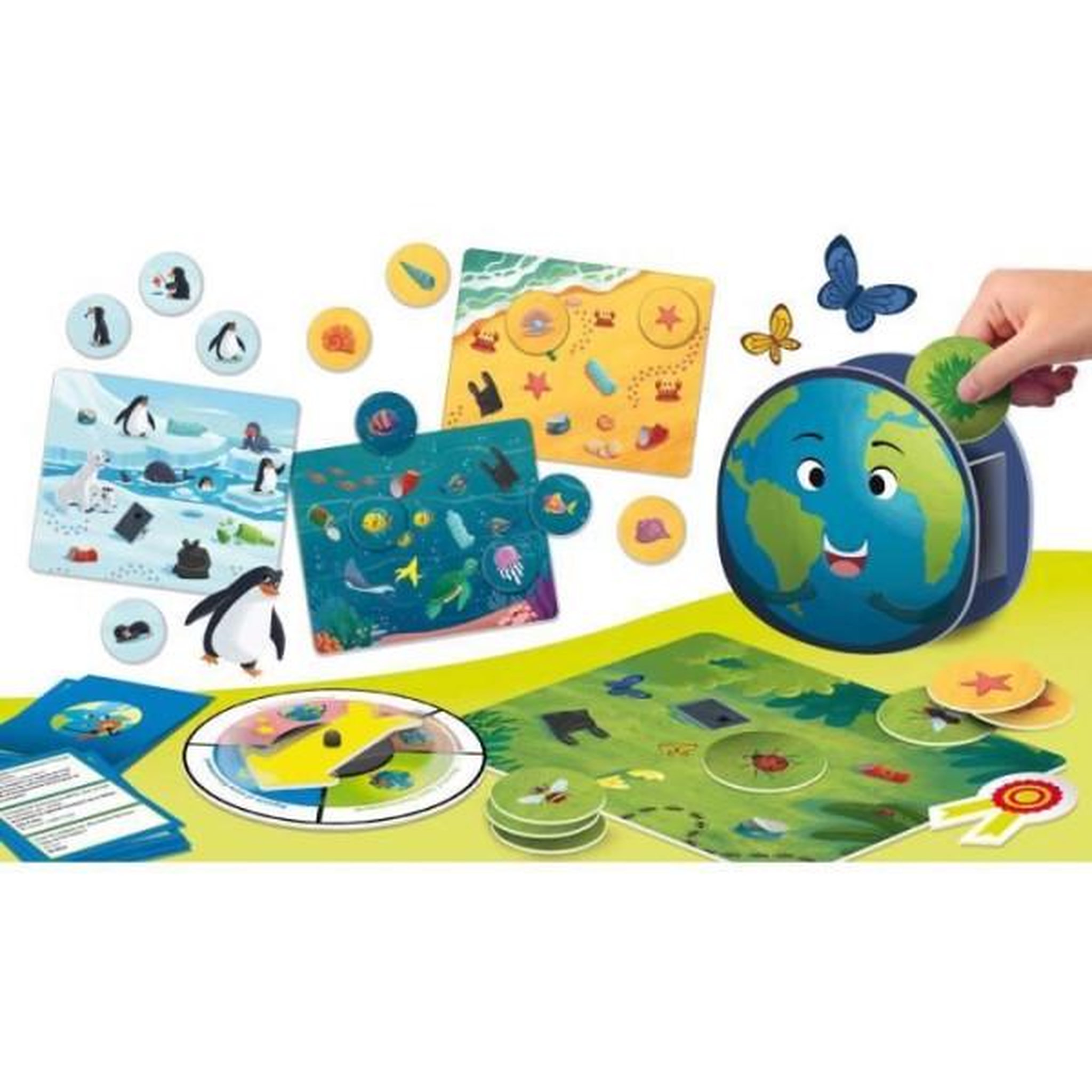 Voir la diapositive 4 : LISCIANI GIOCHI Ensemble pour la planete - Jeu de Plateau - LIFE SKILLS - Plateau illustré