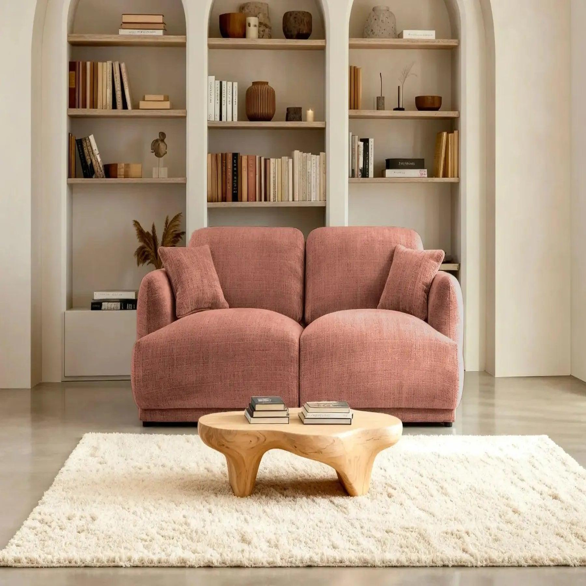 Voir la diapositive 3 : CASANOVA PARIS Rosalie - canapé droit tissu chenille 2 places
