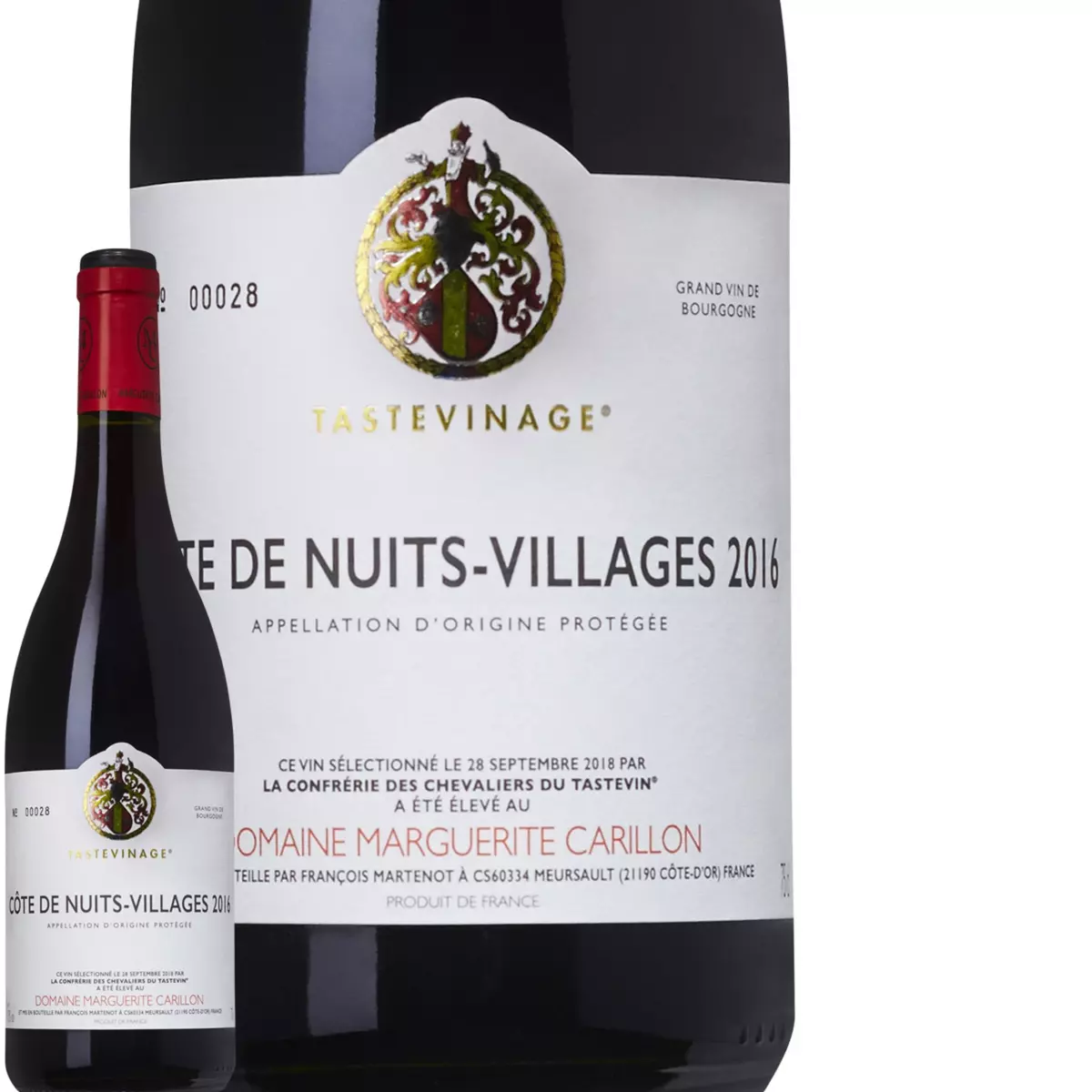 Domaine M. Carillon Tasteviné Côtes-De-Nuits-Villages Rouge 2016