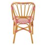 Voir la diapositive 4 : Paris Prix Chaise en Rotin  Danial  85cm Rose