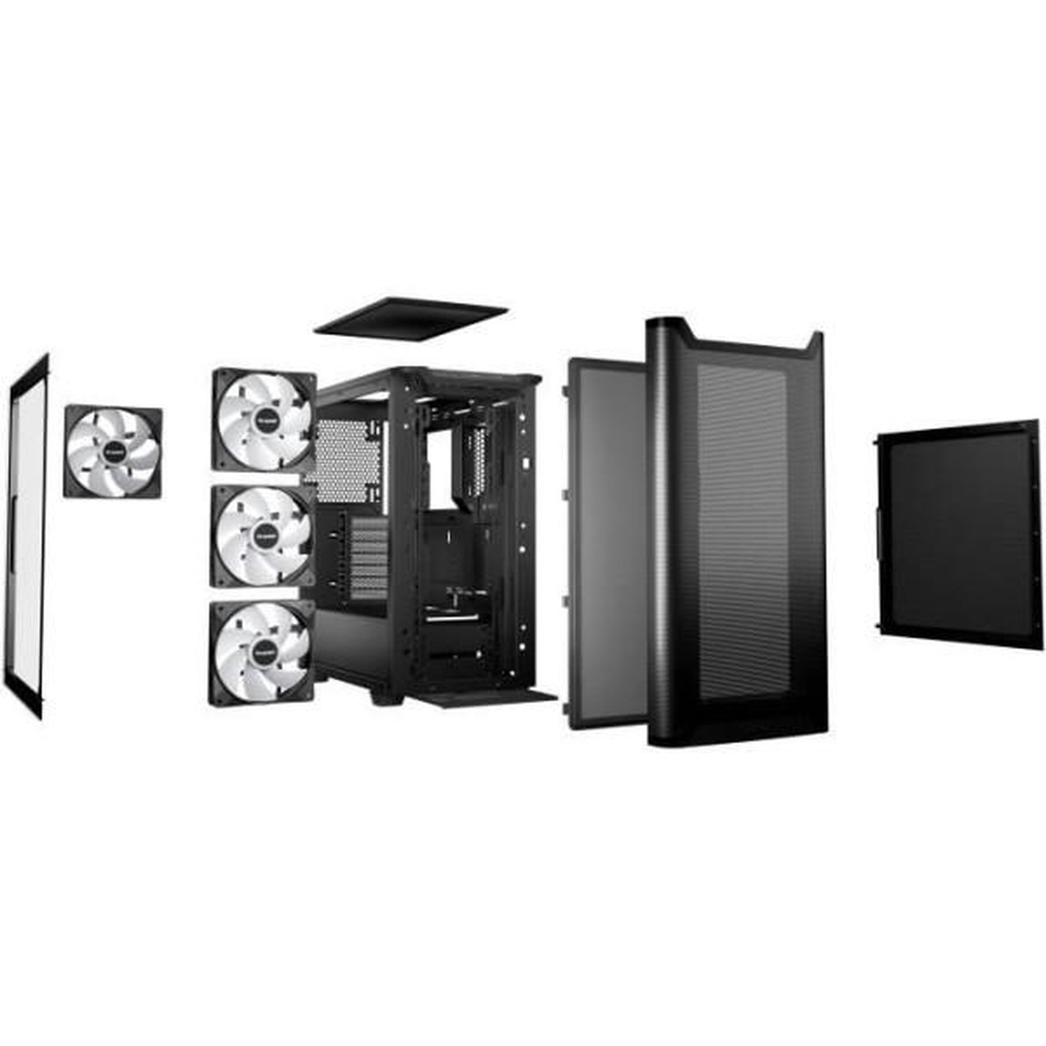 Voir la diapositive 3 : BE QUIET Boîtier pc - be quiet! - pure base 501 lx - noir - tour midi - atx