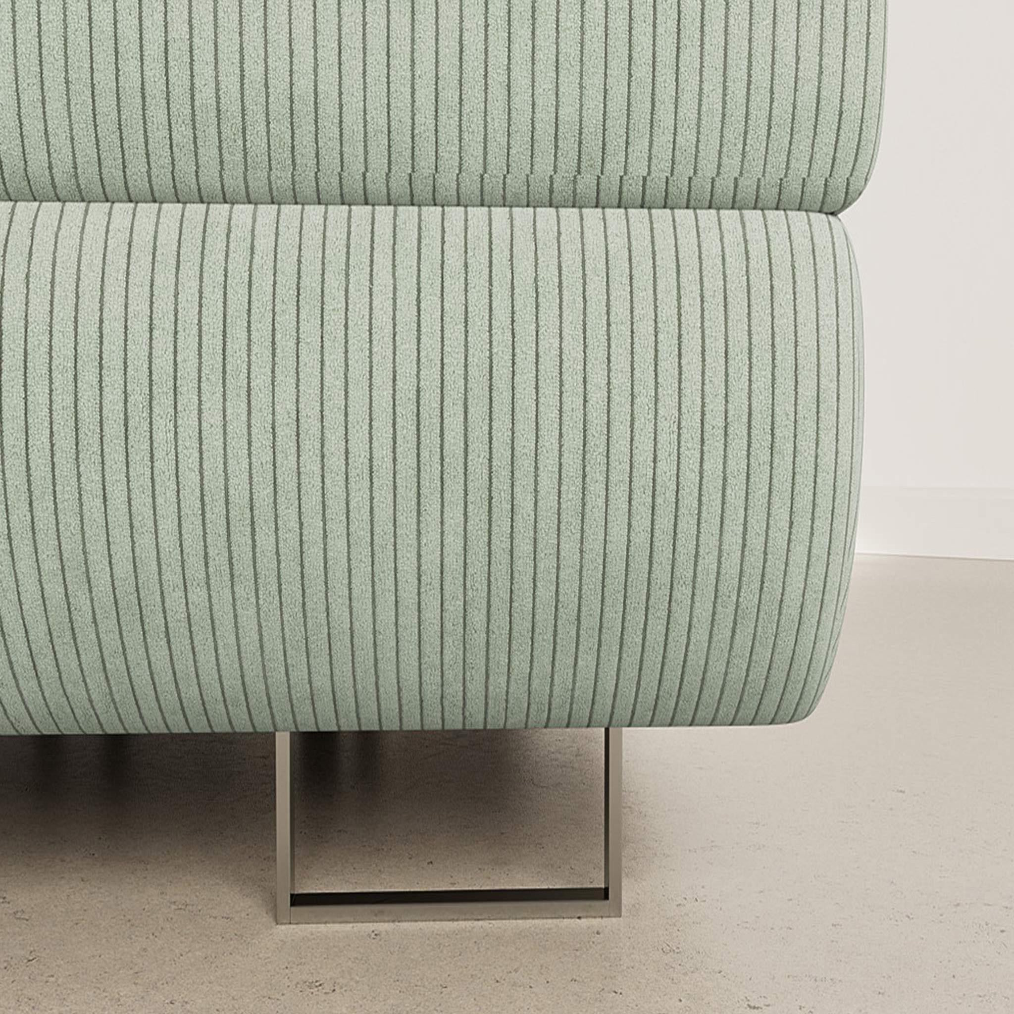 Voir la diapositive 4 : BEST MOBILIER Pablo - canapé d'angle droit - 6 places - convertible avec coffre et têtières réglables - en velours côtelé