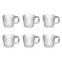  Lot de 6 Tasses à Café  Nala  15cl Transparent