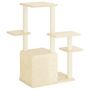 Voir la diapositive 5 : VIDAXL Arbre a chat avec griffoirs en sisal creme 97,5 cm