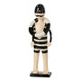 Voir la diapositive 1 : Paris Prix Statuette Déco  Nageur Bouée  34cm Noir & Blanc