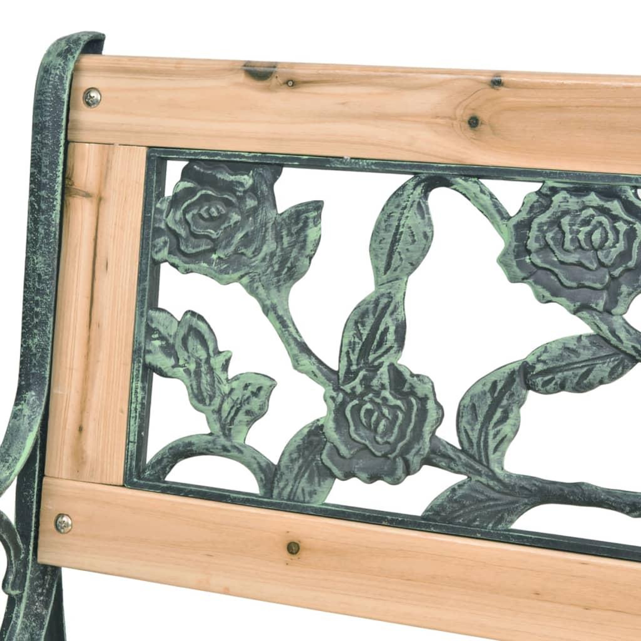 Voir la diapositive 5 : VIDAXL Banc de jardin 122 cm Bois