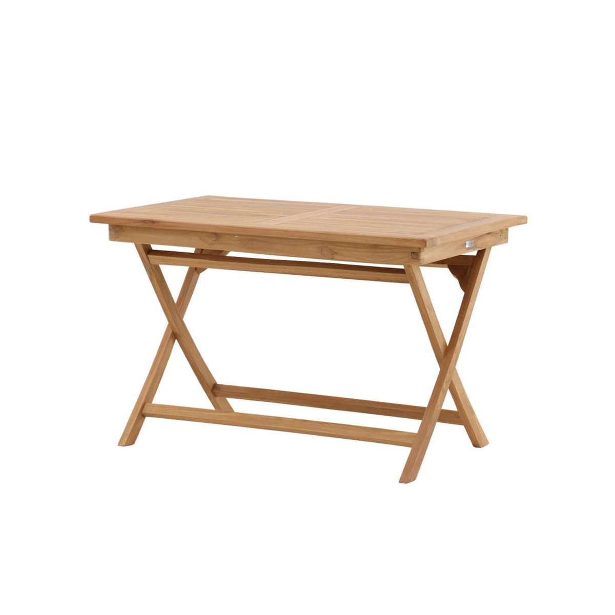 Paris Prix Table de Jardin en Teck  Kenya  120cm Naturel