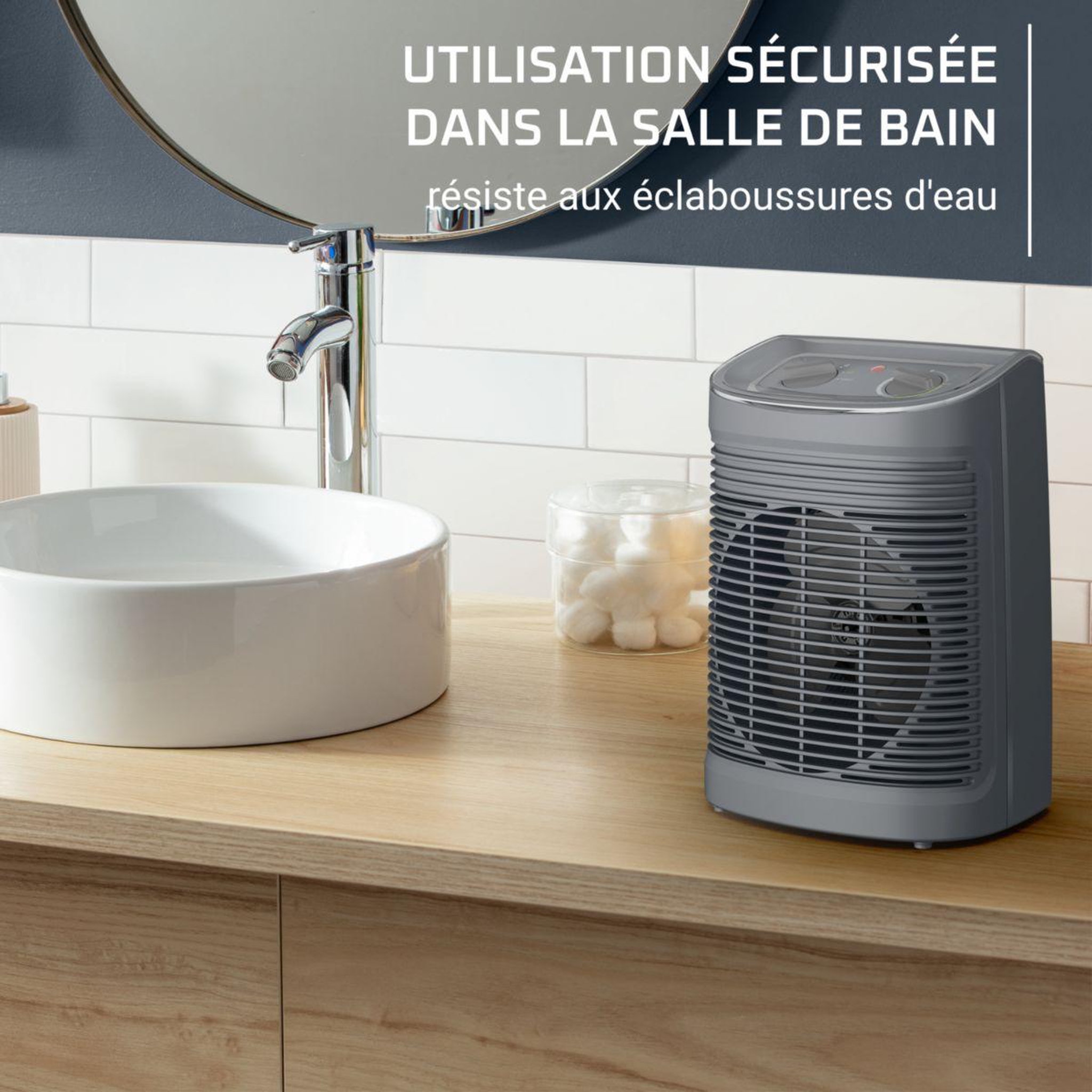Voir la diapositive 3 : ROWENTA Chauffage soufflant Instant confort aqua SO6511F2
