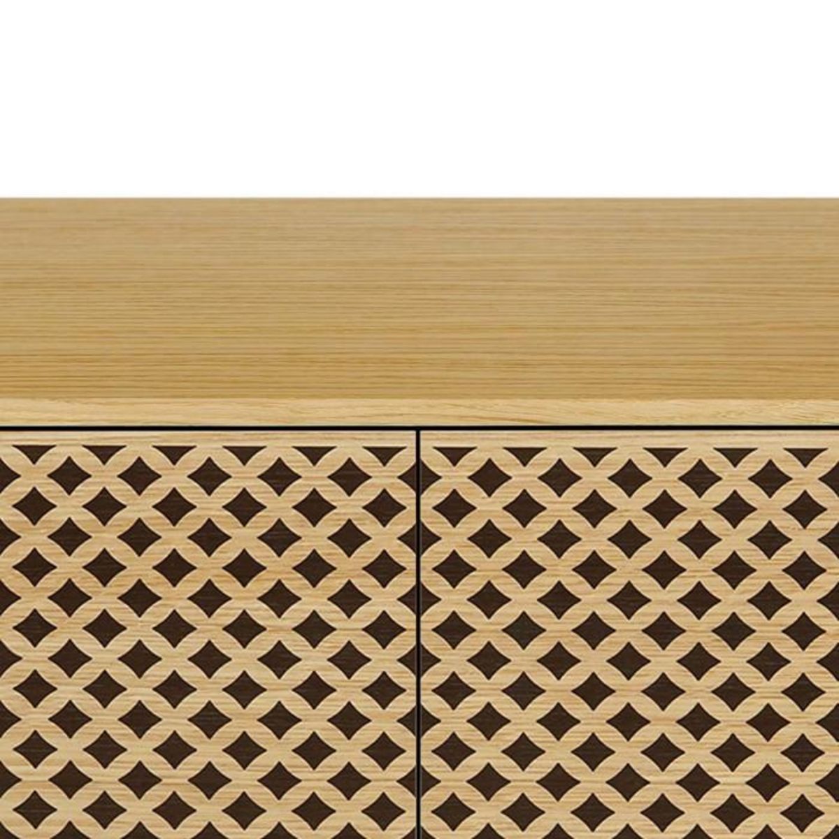 Paris Prix Commode en Bois Diamant  Camden  140cm Naturel