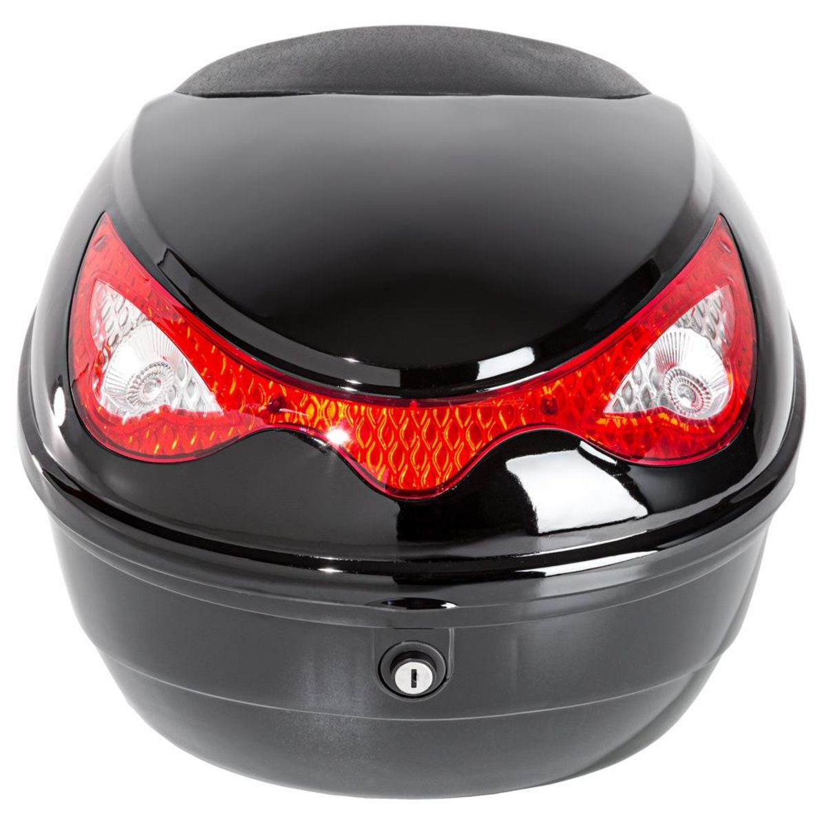 tectake Top Case 22 Litres Universel pour Moto, Scooter, Quad, Buggy