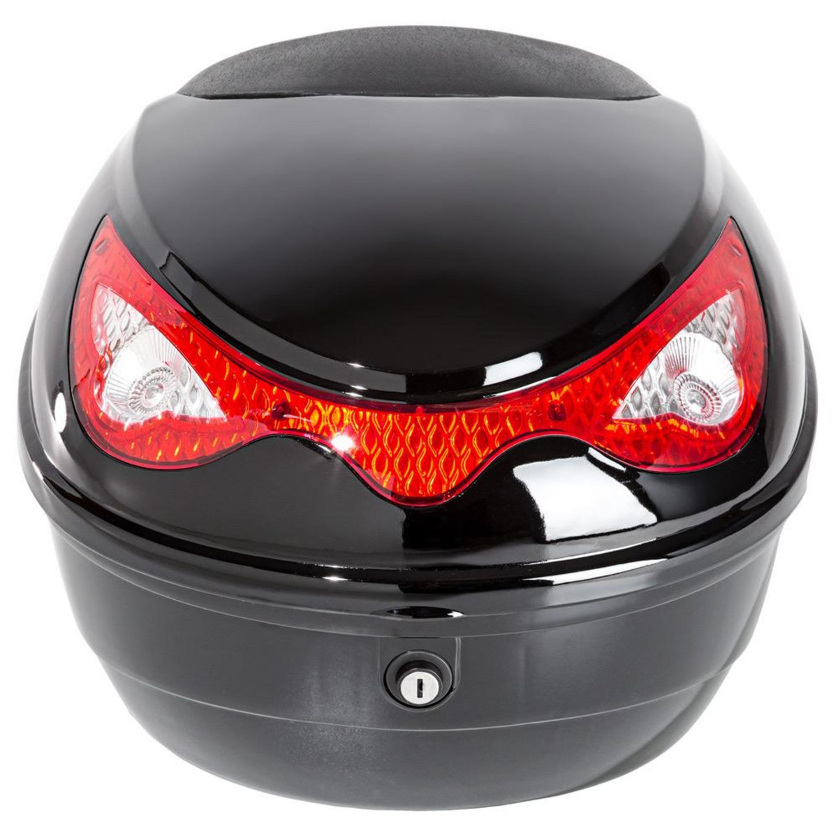 tectake Top Case 22 Litres Universel pour Moto, Scooter, Quad, Buggy