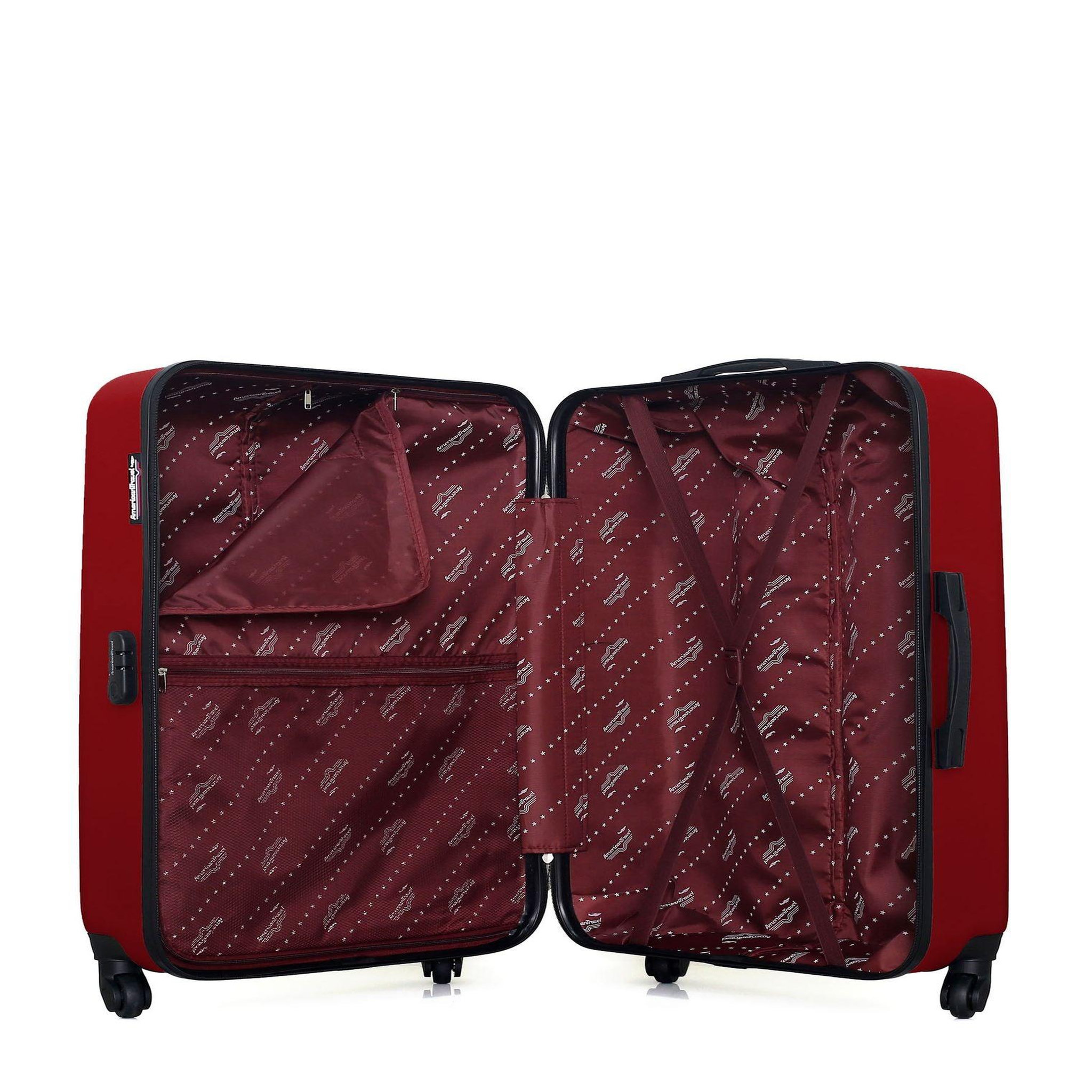 Voir la diapositive 6 : AMERICAN TRAVEL AMERICAN TRAVEL - Lot de 3 - Valises grand format, weekend et vanity CHELSEA