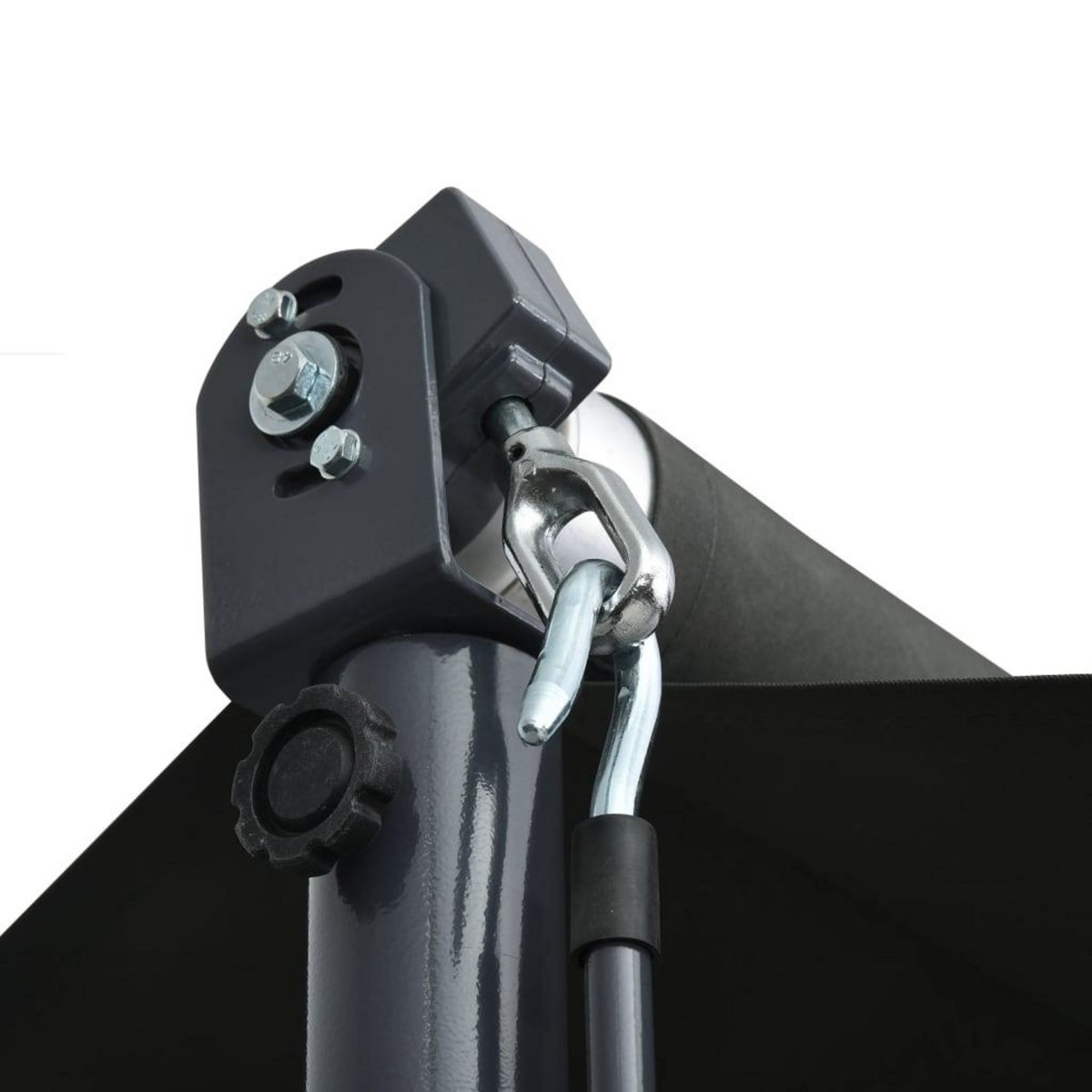 VIDAXL Auvent sur pied 300 x 300 cm Anthracite