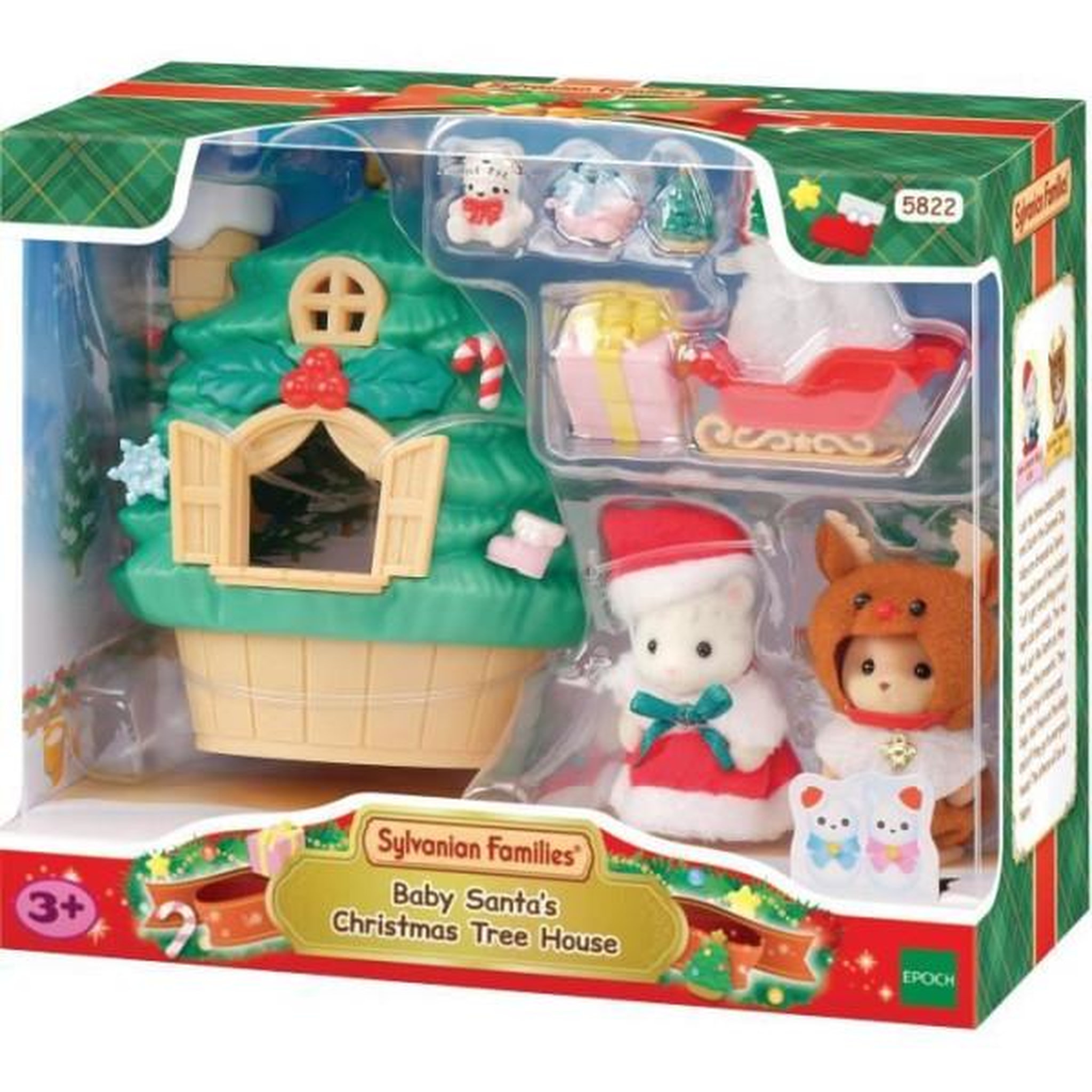 Voir la diapositive 6 : Sylvanian Families Mini-figurines - SYLVANIAN FAMILIES - La maison du Pere Noël - Des 3 ans