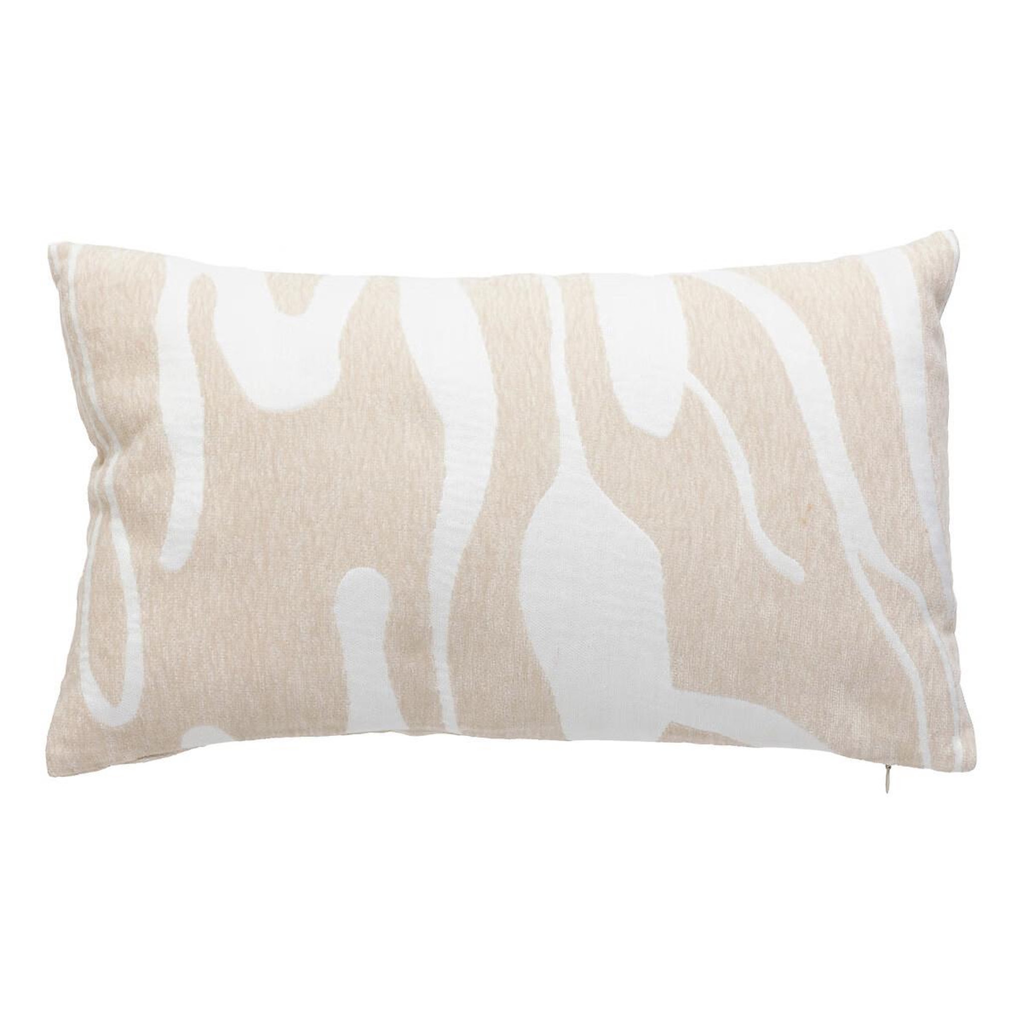 ATMOSPHERA Coussin déco chenille  madini  30x50cm beige