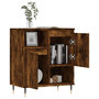 Voir la diapositive 4 : VIDAXL Buffet Chene fume 60x35x70 cm Bois d'ingenierie