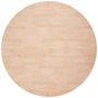 Voir la diapositive 2 : VIDAXL Dessus de table rond Ø80x2,5 cm Bois de chene massif non traite