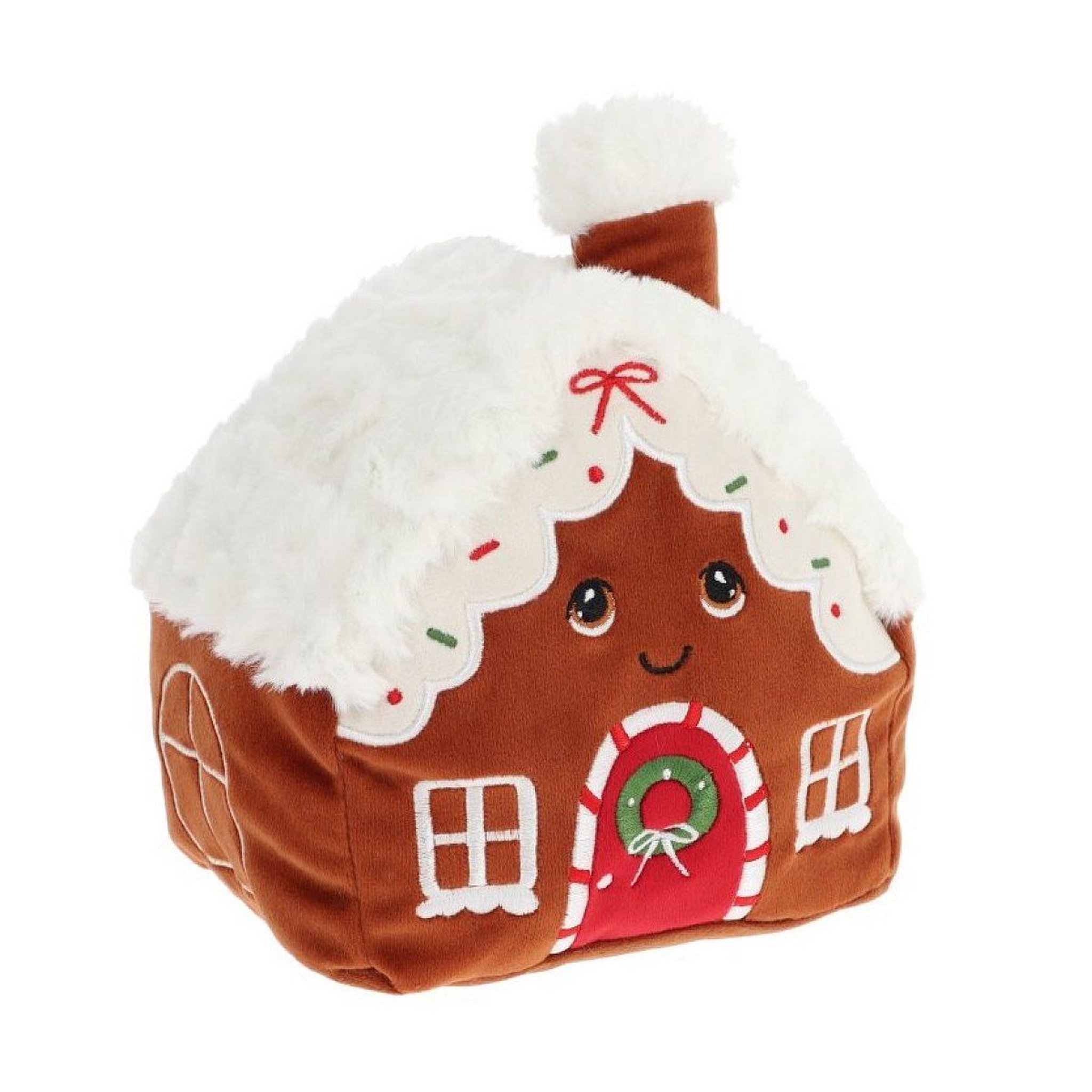 KEEL TOYS Peluche Maison en pain d epices Noel - 15cm