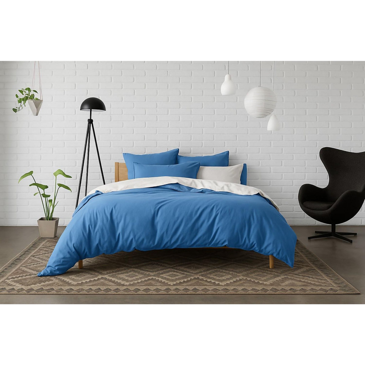 BATON ROUGE Housse de couette percale