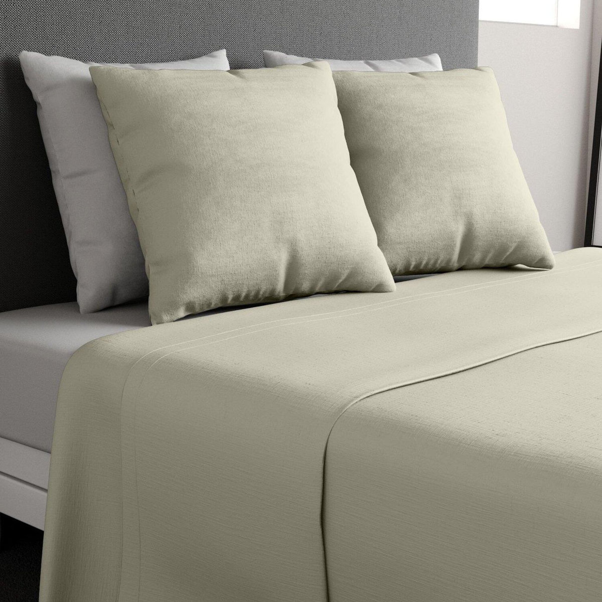 Home collection Parure de drap 100% coton 57fils et taie(s)