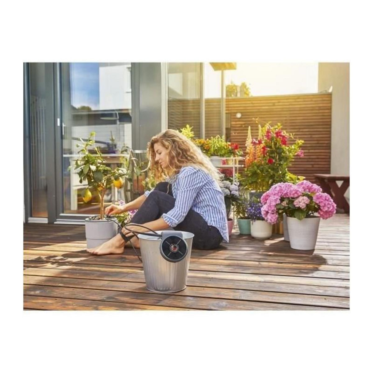 Gardena Solution d'arrosage automatique solaire aquaBloom