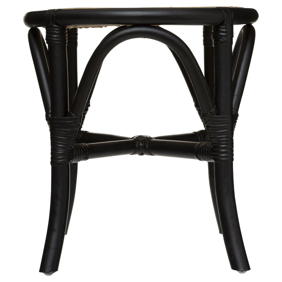 ATMOSPHERA Tabouret bas assise cannage rotin THOM