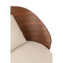 Voir la diapositive 6 : Paris Prix Fauteuil Lounge Design  Lone  81cm Marron & Beige