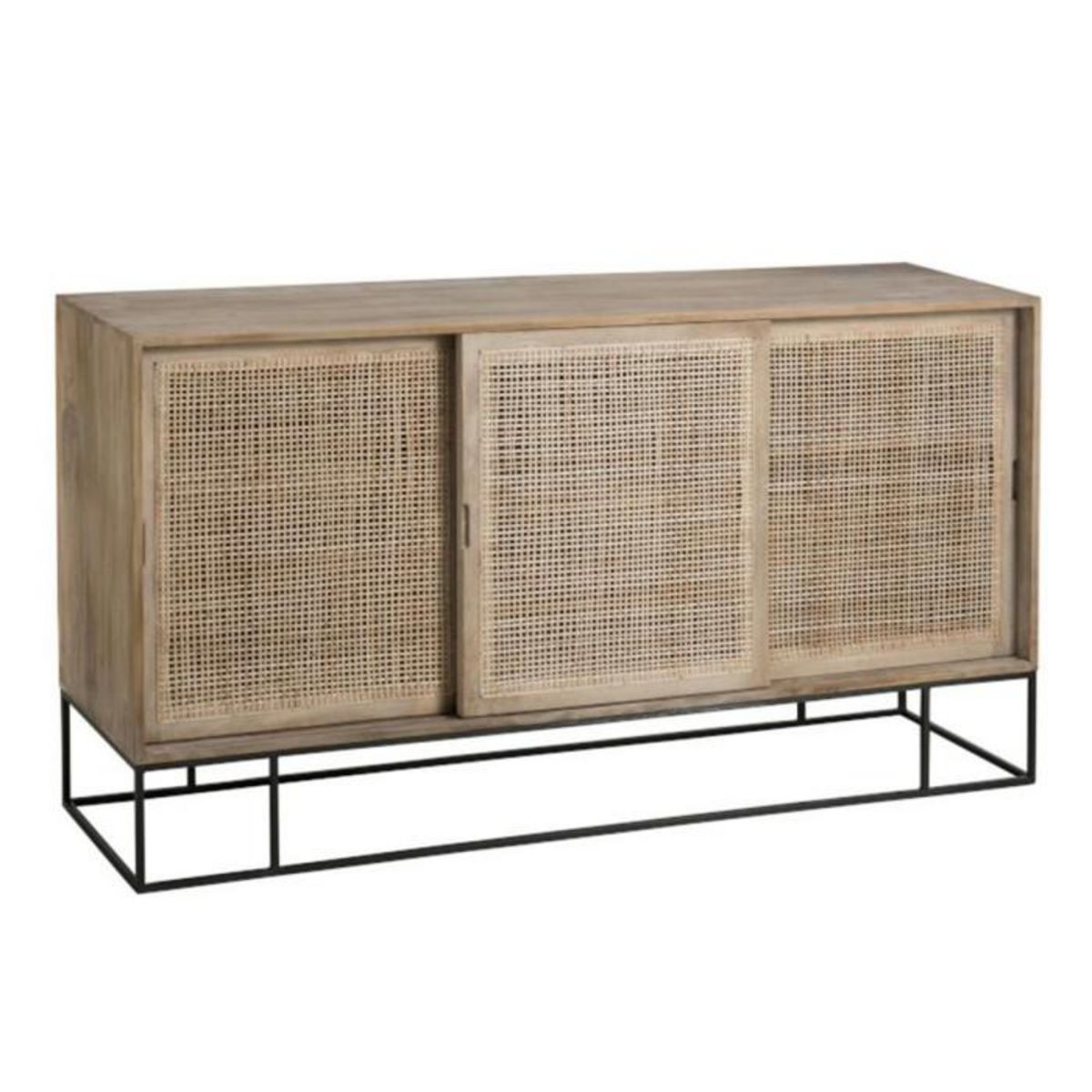 Paris Prix Buffet 3 Portes en Bois  Bombay  160cm Naturel