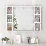 Voir la diapositive 5 : VIDAXL Armoire a miroir avec LED Blanc 76x15x55 cm