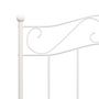 Voir la diapositive 5 : VIDAXL Cadre de lit Blanc Metal 90 x 200 cm