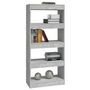 Voir la diapositive 4 : VIDAXL Bibliotheque/Separateur de piece Gris beton bois d'ingenierie