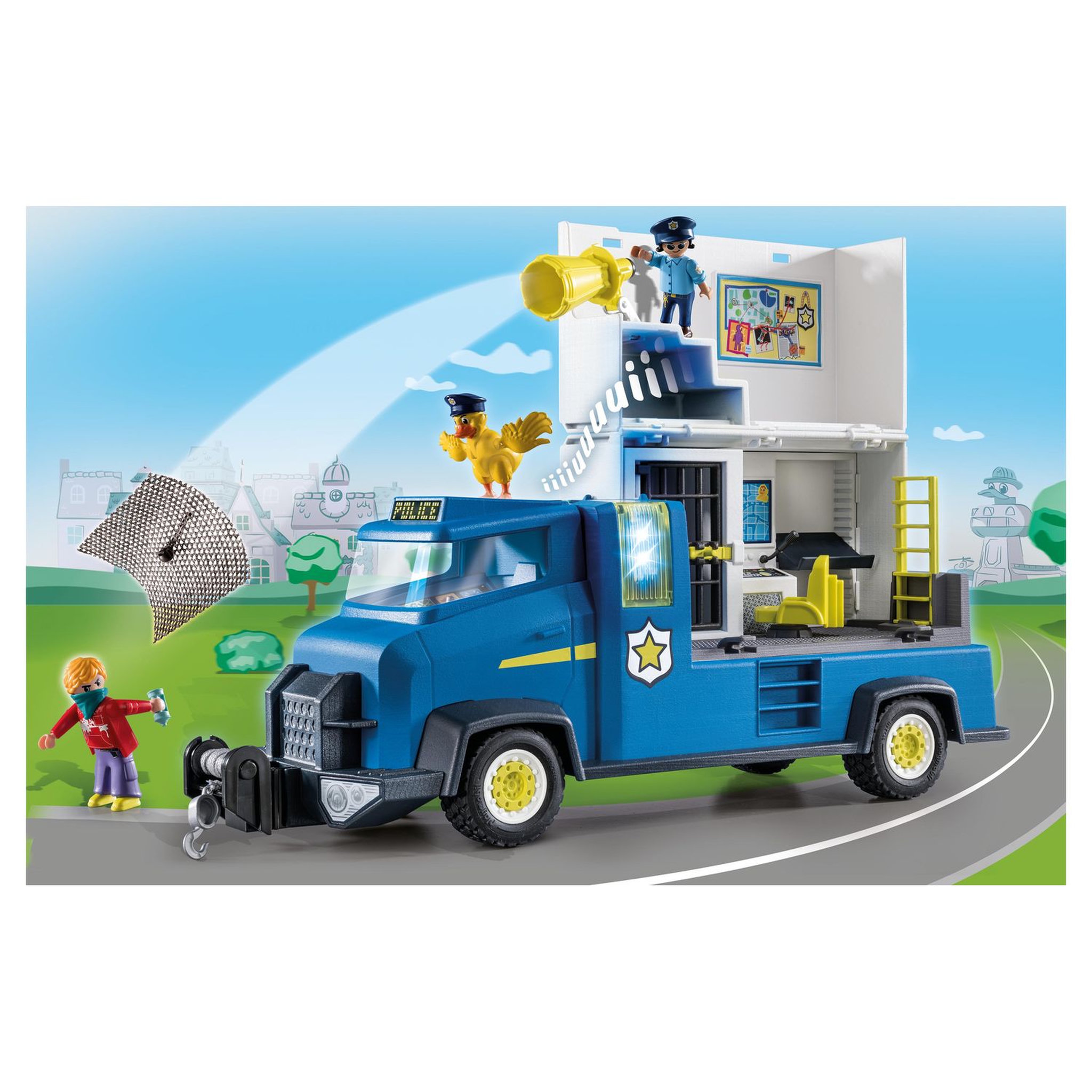 Voir la diapositive 6 : PLAYMOBIL 70912 - Duck on Call - Fourgon de police
