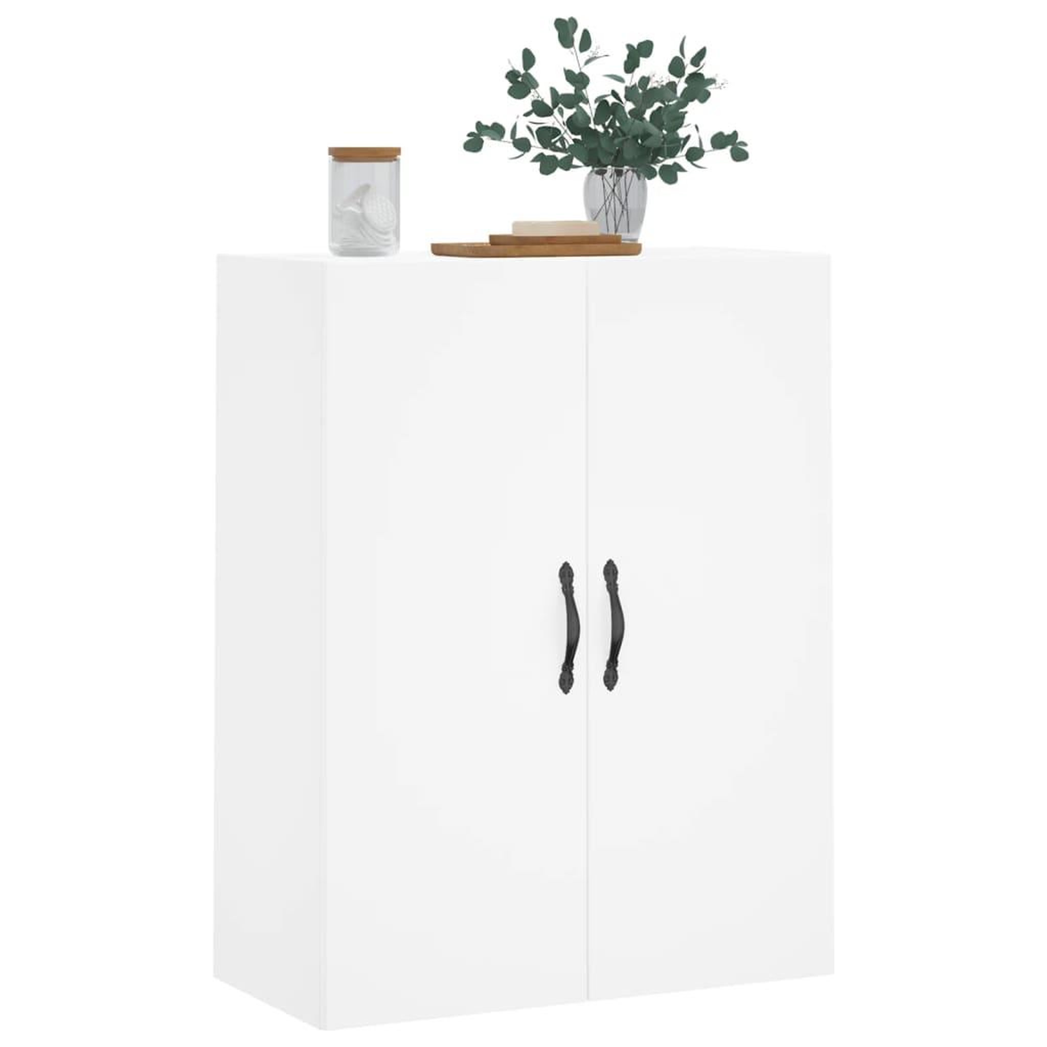 Voir la diapositive 4 : VIDAXL Armoire murale blanc 69,5x34x90 cm bois d'ingenierie
