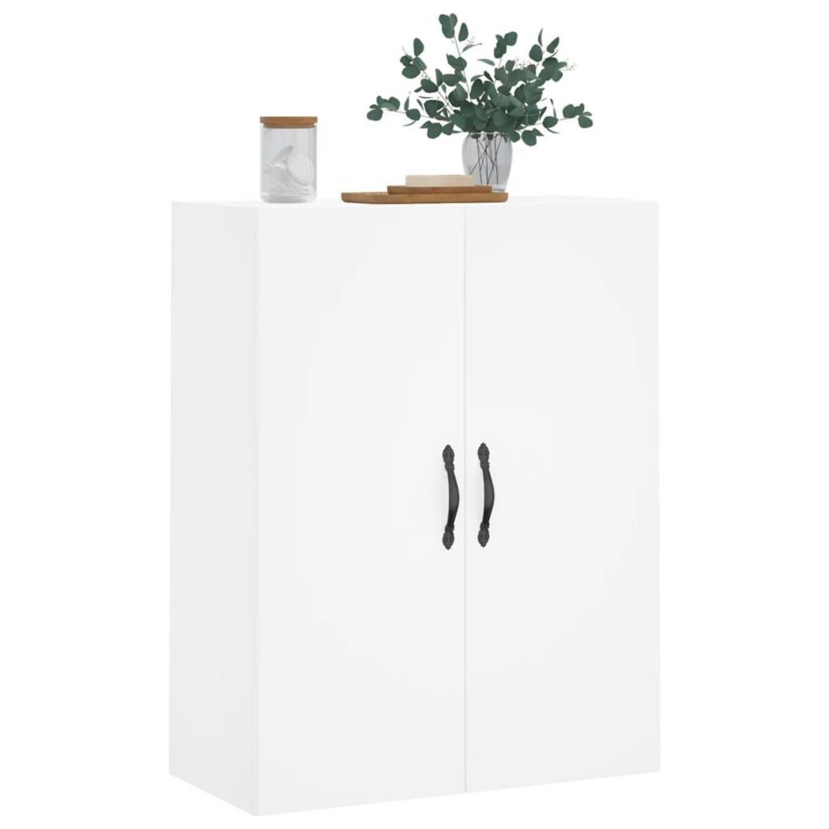 VIDAXL Armoire murale blanc 69,5x34x90 cm bois d'ingenierie