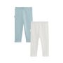 Voir la diapositive 1 : Petit Béguin Lot de 2 leggings bébé Kiss