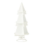 Paris Prix Étagère Sapin 3 Niveaux  Xmas  120cm Blanc