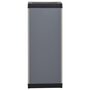 Voir la diapositive 5 : VIDAXL Armoire de rangement de jardin 1 etagere Gris/noir 35x40x85 cm