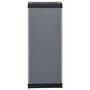 Voir la diapositive 5 : VIDAXL Armoire de rangement de jardin 1 etagere Gris/noir 35x40x85 cm