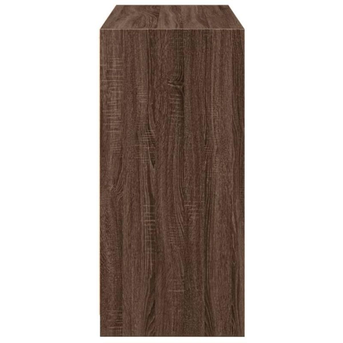 VIDAXL Garde robe chêne marron 77x48x102 cm bois d ingénierie