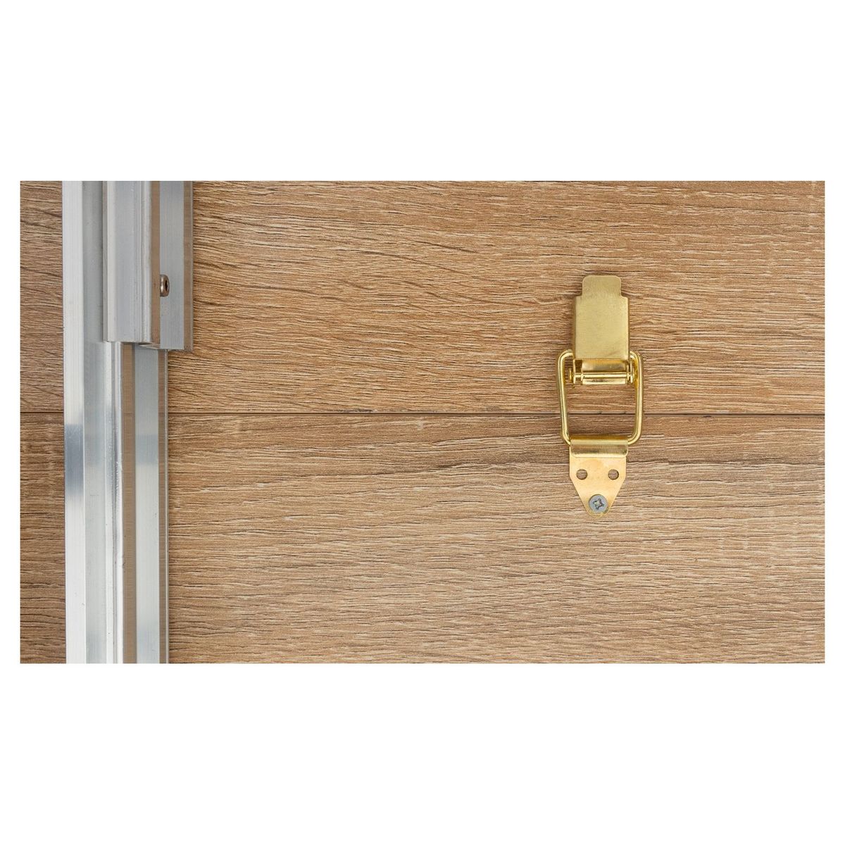 Table console extensible avec rallonges style industriel 45/140 cm HOUSTON  