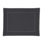 GUY LEVASSEUR Tapis de bain uni en coton éponge Oeko-Tex 50x70cm. Coloris disponibles : Orange, Bleu, Gris, Vert, Rose, Beige