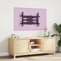 Voir la diapositive 1 : VIDAXL Support TV mural pour écran 37 80 pouces max VESA 600x400 mm