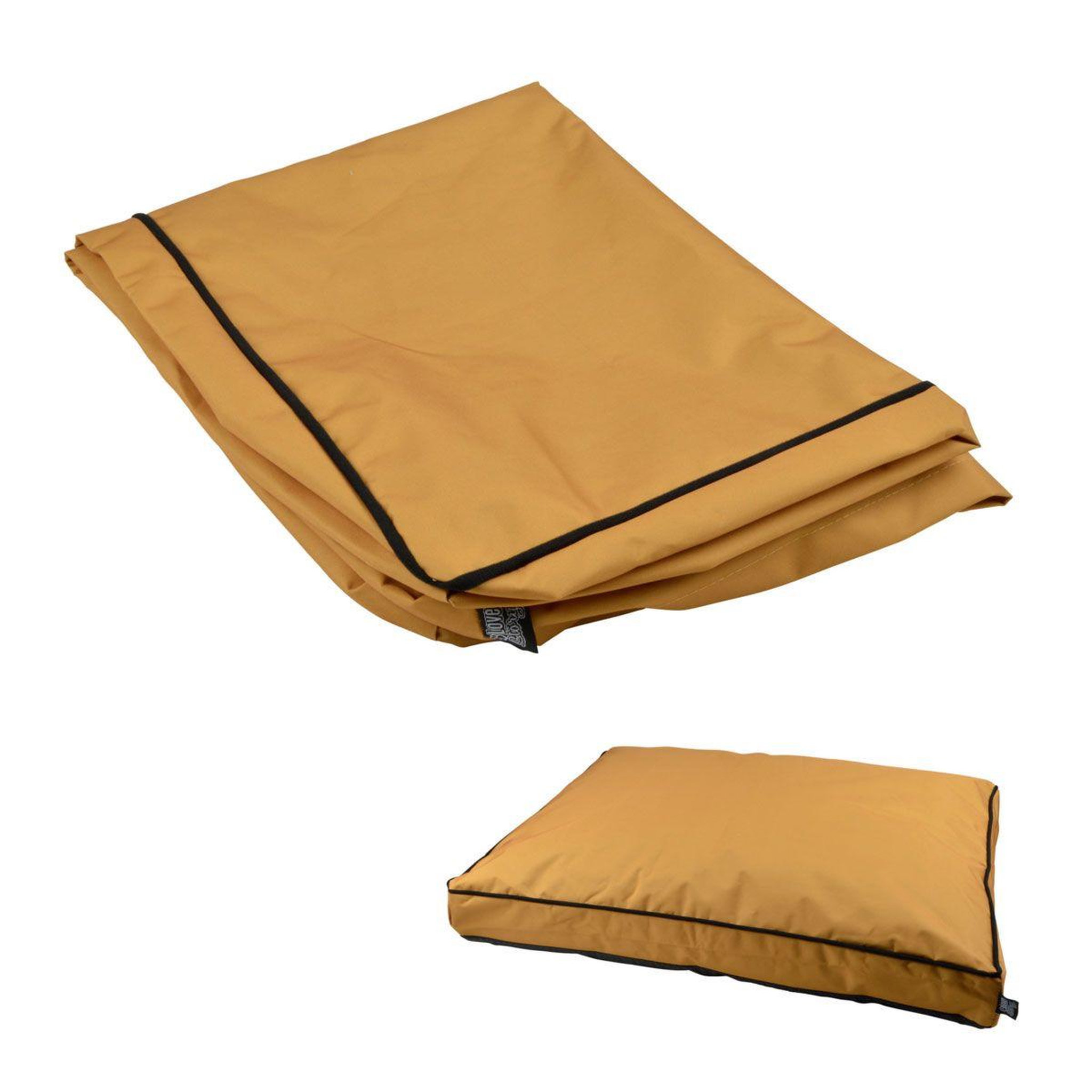 Voir la diapositive 1 : LOVE STORY Housse de Coussin pour Chien & Chat  Oxford  100cm Moutarde