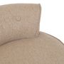 Voir la diapositive 2 : ATMOSPHERA Tabouret d'Appoint en Tissu  Firmin  58cm Beige